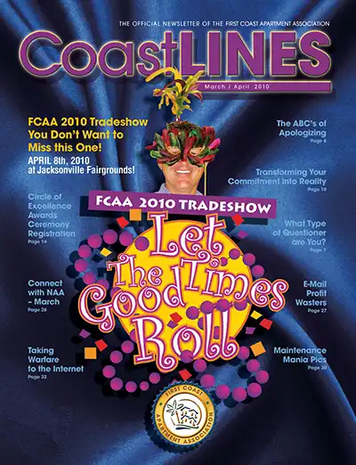 Magazine cover for Coastlines let the good time roll